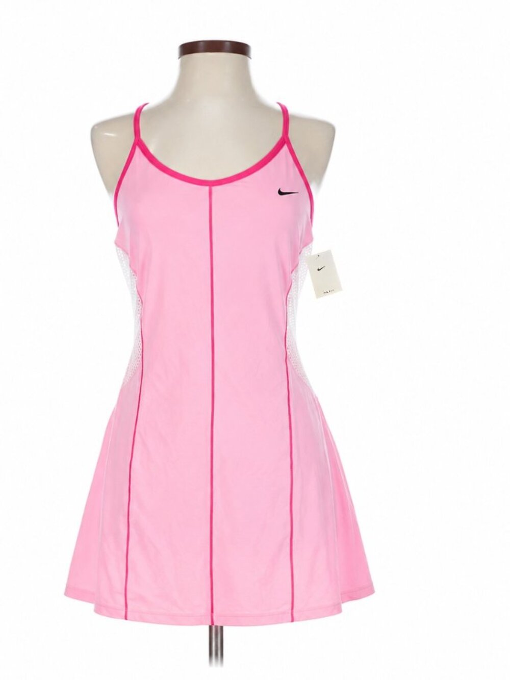 Nwt Nike Maria Sharapova Tennis Dress w/ Bra Pleated Skirt Pink White S Small - Picture 7 of 15